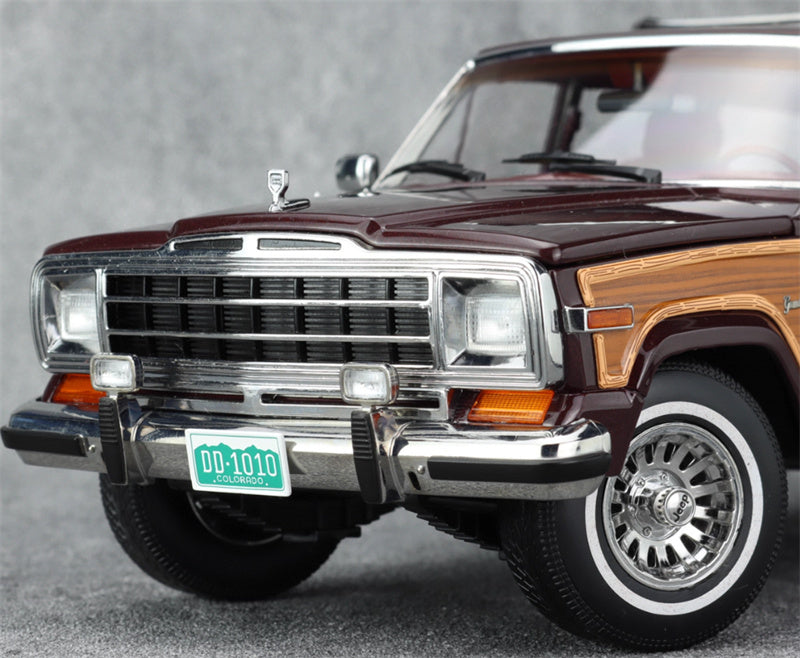 DD Model Jeep Wagoneer Metallic red Limited Edition 999PCS ONLY 1:18 Car Pre-built Model view12