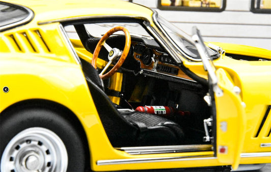CMC Ferrari 275 GTB/C 1966 Classic sports car yellow 1:18car Pre-a Model