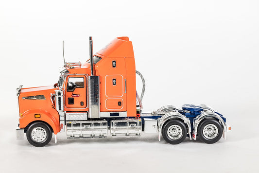 Drake KENWORTH T909 PRIME MOVER TRUCK orange 1:50 Truck Pre-built Model