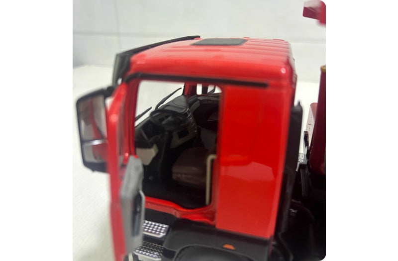 FOTON Auman Kunlun Dump Truck Red 1:24 Truck Pre-built Airliner Model Display view7