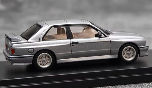 Almost Real BMW M3 E30 grey 1:64 Car Pre-built Airliner Model Display view2