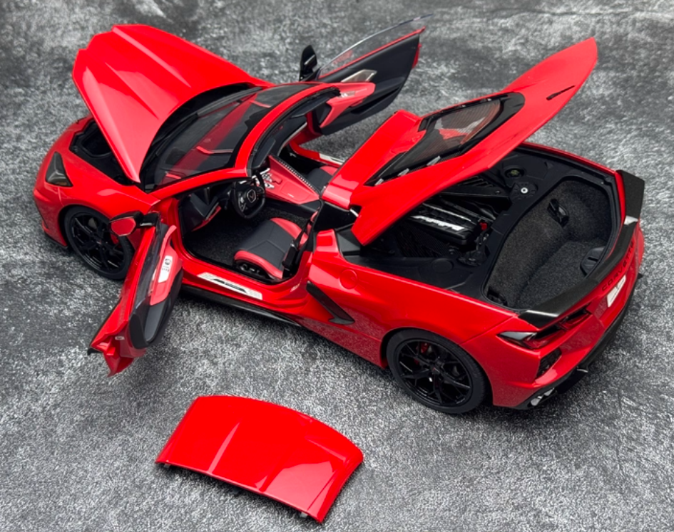 AUTOART Corvette C8 STINGRAY Z51 Red 1:18 Car Pre-built Model view8