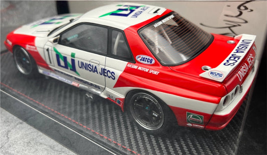 IGNITION MODEL Nissan Unisia Jecs Skyline R32 #1 1993 JTC Limited Edition 1:18 Car Pre-built Model view2