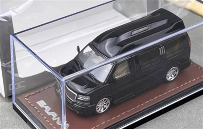 1:64 GMC Savana Business RV Black GOC DIECAST Limited Edition 799pcs ONLY Model
