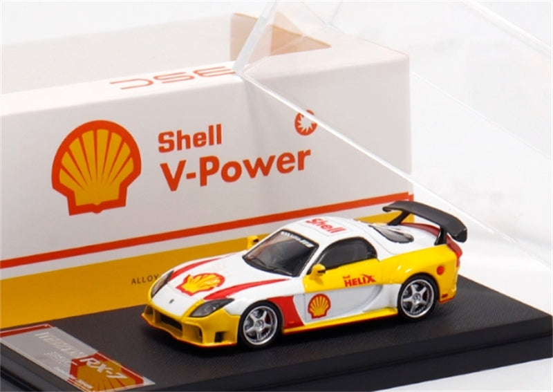 1:64 Mazda RX-7 Shell Helix Livery BSC DIECAST Limited Edition 499pcs ONLY Model