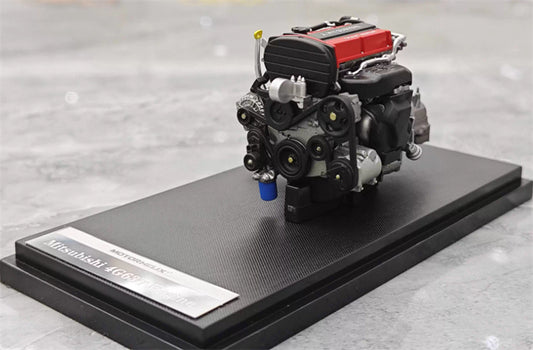MOTORHELIX Mitsubishi 4G63 EVo4 ENGINE 1:18 Car Accessories Pre-built Model view2