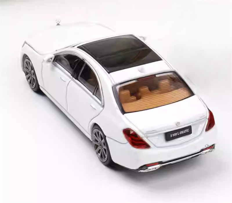 1:64 Mercedes Benz S500L W222 White Glory Model DIECAST Limited Edition 799pcs ONLY Model