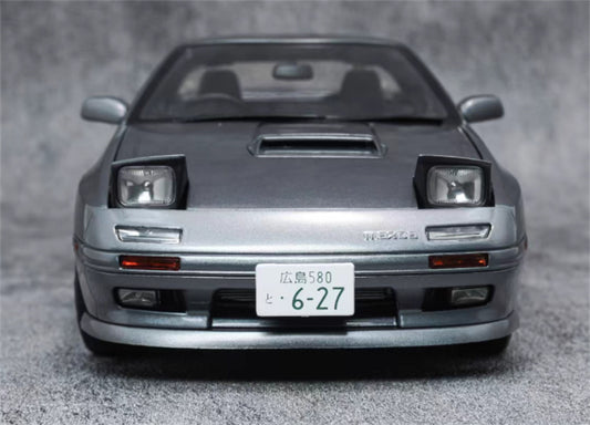 WHELART Mazda Savanna RX-7 FC3S Unlimited Edition Metallic Gray Limited Edition 1:18 Car Pre-built Model view2