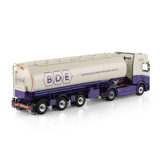 1:50 SCANIA BDE R series CR20H 4X2 ANIMALFEED TRAILER 3 AXLE WSI Diecast Model