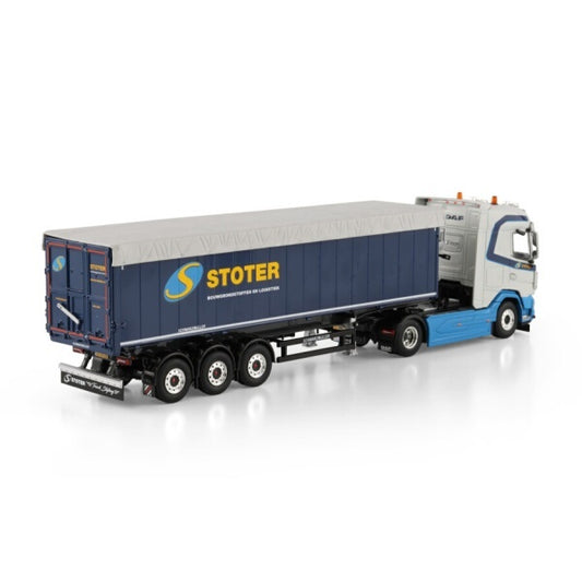 1:50 DAF STOTER B.V. XG 4X2 TRAILER 3 AXLE WSI Diecast Model
