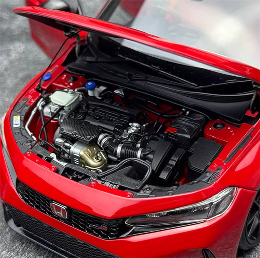 MOTORHELIX Honda Civic Type R FL5 Red Limited Edition 699PCS ONLY 1:18 Car Pre-built Model view2