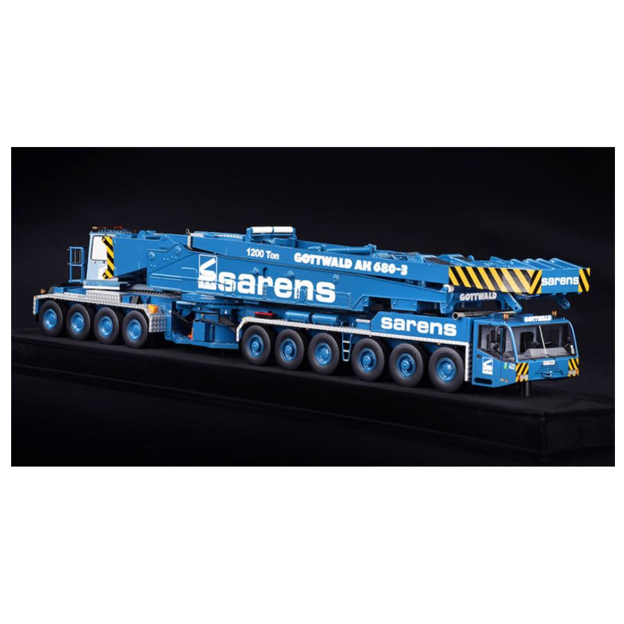 Sarens Gottwald AK 680-3 1200 Ton Crane 1:50 RESIN Truck Lorry