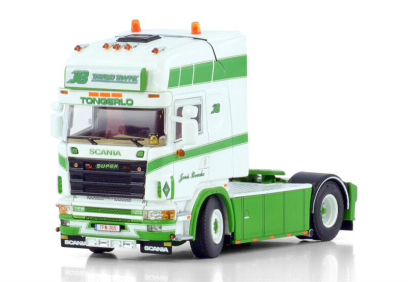 WSI SCANIA 4 SERIES TOPLINE 4X2 JLB Trans 1:50 Truck Pre-built Model