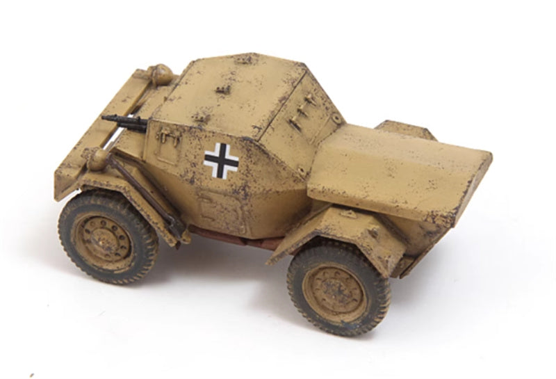 S-MODEL Wild Dog Wheeled Armored Reconnaissance Vehicle German army captures Desert Yellow 1:72 Tank Pre-built Model