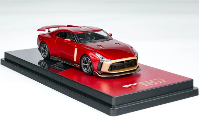 1:64 Nissan GT-R R50 Red INNO64 DIECAST Car Model