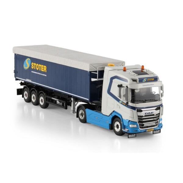 1:50 DAF STOTER B.V. XG 4X2 TRAILER 3 AXLE WSI Diecast Model