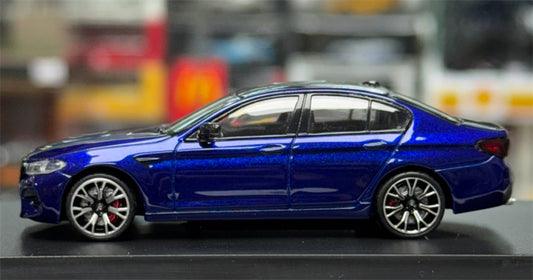 1:64 BMW M5 F90 Metallic Blue MJ Model Limited Edition 999PCS ONLY DIECAST Civil Car Model
