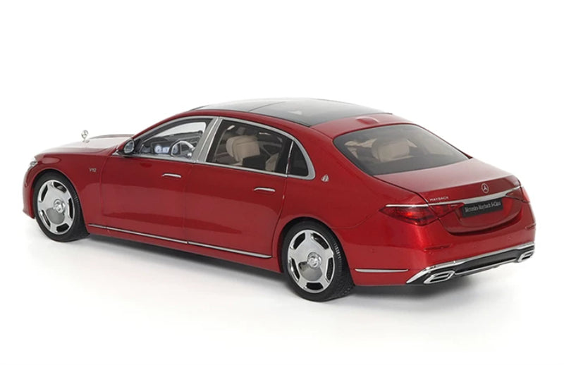 1:18 Mercedes Maybach S680 2021 Lava Red Almost Real DIECAST Model