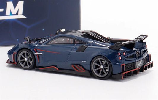 XF MODEL Pagani Imola supercar dark blue 1:64 Car Pre-built Model view2