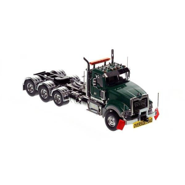 1:50 Mack Titan Tri-axle Heavy Haul Replicas Green Diecast Model