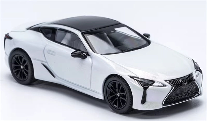 Almost Real Lexus LC500 2018 White Nova GF. 1:64 Car Pre-built Airliner Model Display view9