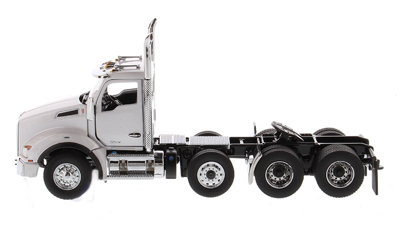 CATERPILLAR KENWORTH T880S SBFA DAY CAB TANDEM WITH PUSHER AXLE 1/50 Truck Pre-built Model