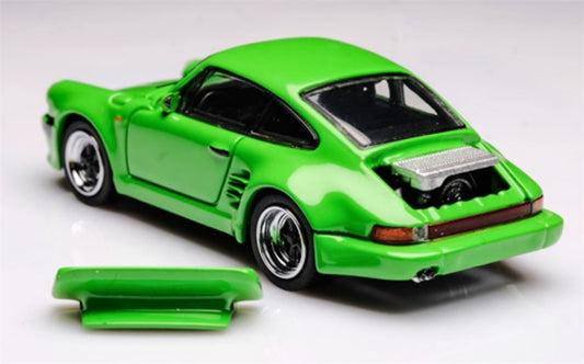 BSC Porsche 911 930 Turbo Green Limited Edition 399PCS ONLY 1:64 Car Pre-built Model view2