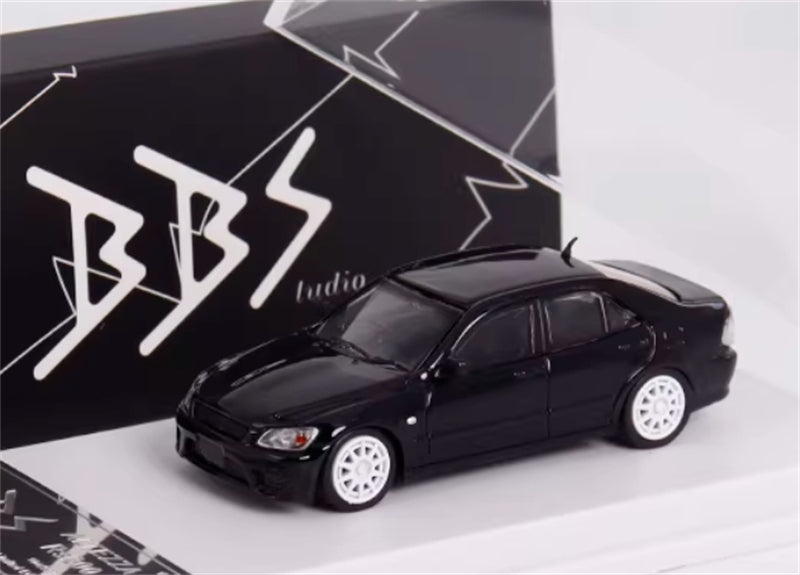 BBS Toyota Altezza RS200 SXE10 Black Limited Edition 499pcs ONLY 1:64 Car Pre-built Model