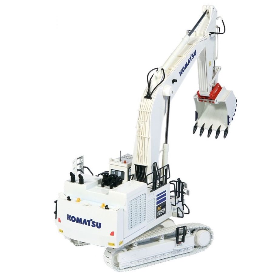 NZG KOMATSU PC1250-11 excavator white 1/50 DIECAST 0