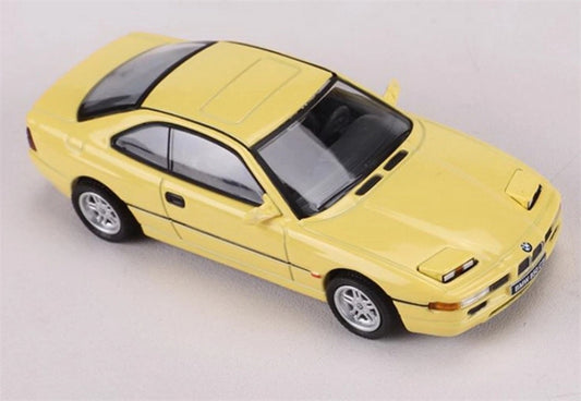 Shadow pro BMW 850 CSI Yellow Filp-Up Light Version 1:64 car Pre-built Model view2