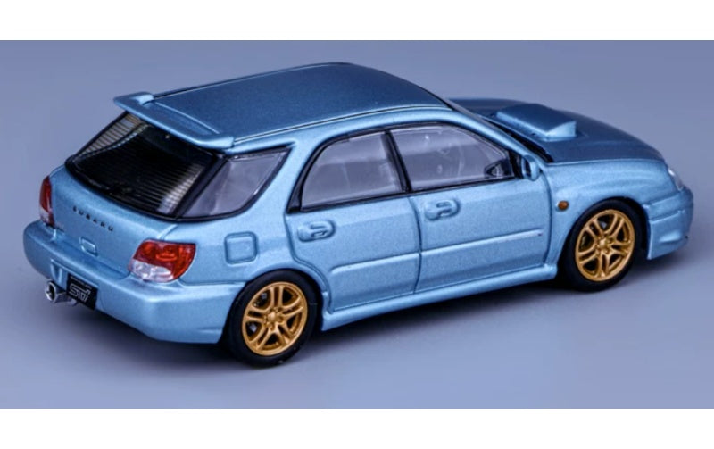1:64 Subaru Impreza WRX STi 8 generations Ice Blue Furuya Travel Edition - with Accessories DIECAST Model
