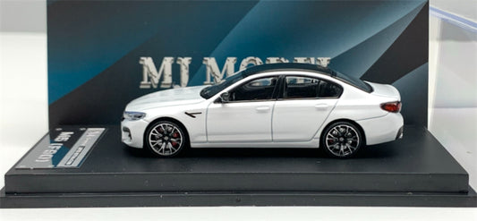 1:64 BMW M5 F90 Pearlescent White MJ Model Limited Edition 999PCS ONLY DIECAST Civil Car Model