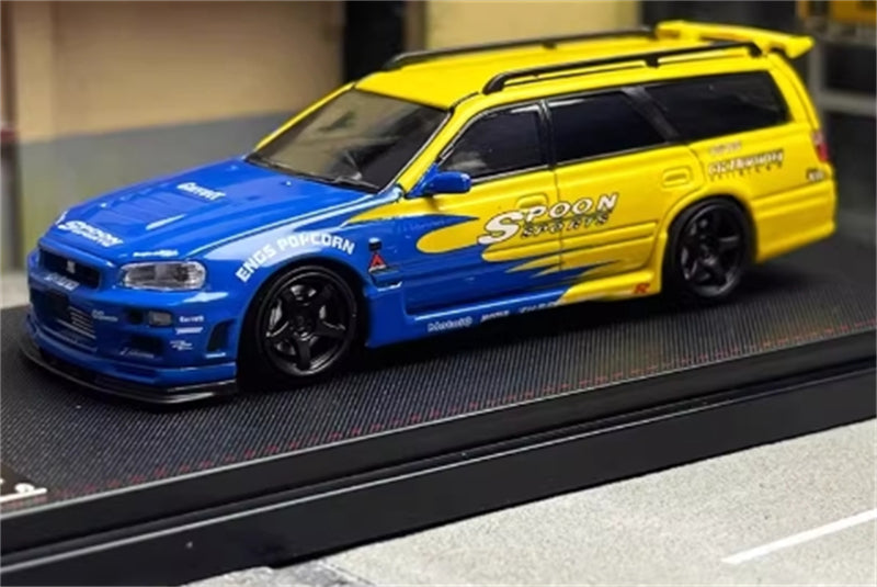 1:64 Nissan Stagea R34 Spoon SW DIECAST Limited Edition 499pcs ONLY Model