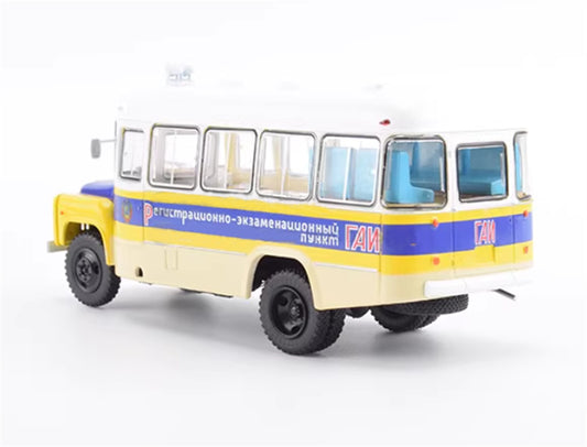Modimio Russian Highway Inspection Service Kavz-685 Enforcement Minibus 1:43 Bus Pre-built Airliner Model Display view2