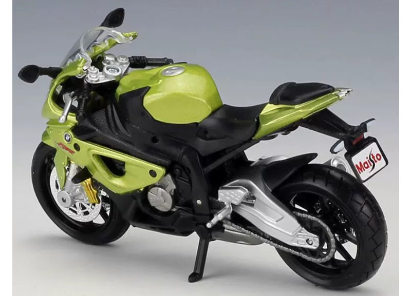 1:18 BMW S1000RR Green Maisto Diecast Motorcycle Model