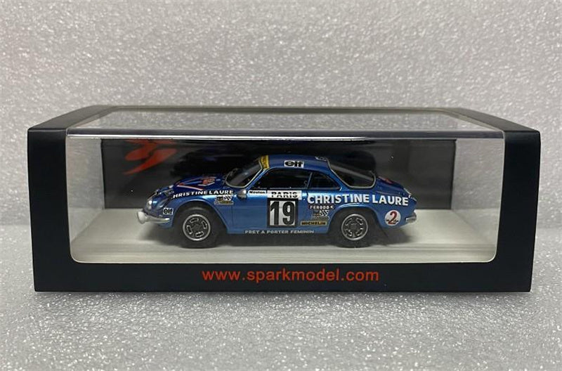 Spark Alpine Reanult A110 1600 SC Winner Coupe des Dames 11th Monte Carlo Rally 1976 1:43 Car Pre-built Model view7