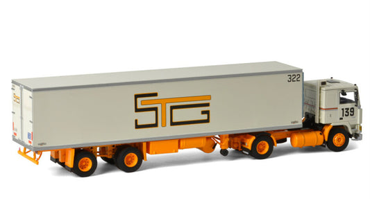 WSI VOLVO F10 4x2 REEFER TRAILER CLASSIC - 2 AXLE STG Autier 1:50 Truck Pre-built Model