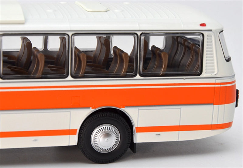Demprice LIAZ 699 Russian Bus Orange - white 1:43 Bus Pre-built Model view6