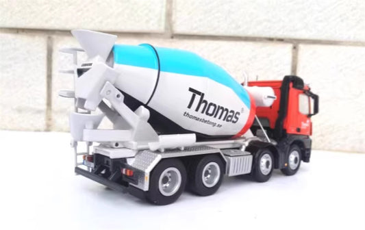 NZG AROCS 8X4 concrete mixer truck Thomas Betong 1:50 Truck Pre-built Model
