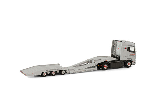 WSI DAF XG 4X2 TRUCK TRANSPORTER - 3 AXLE DE RUYTER TRUCKS 1:50 Truck Pre-built Model