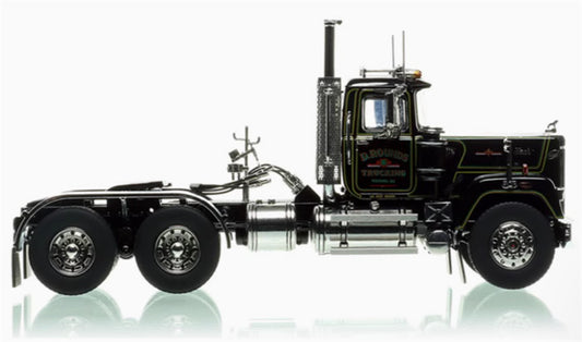 Heavy Haul Replicas 1988 Mack Double Axle Tractor Truck D. Rounds 1:50 Truck Pre-built Model