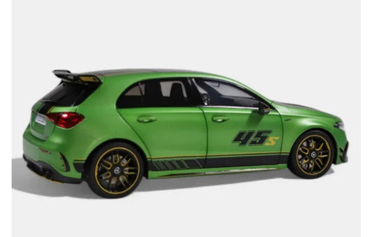 1:18 Mercedes-Benz AMG A45 S NZG Livery Edition Green Diecast Model view2