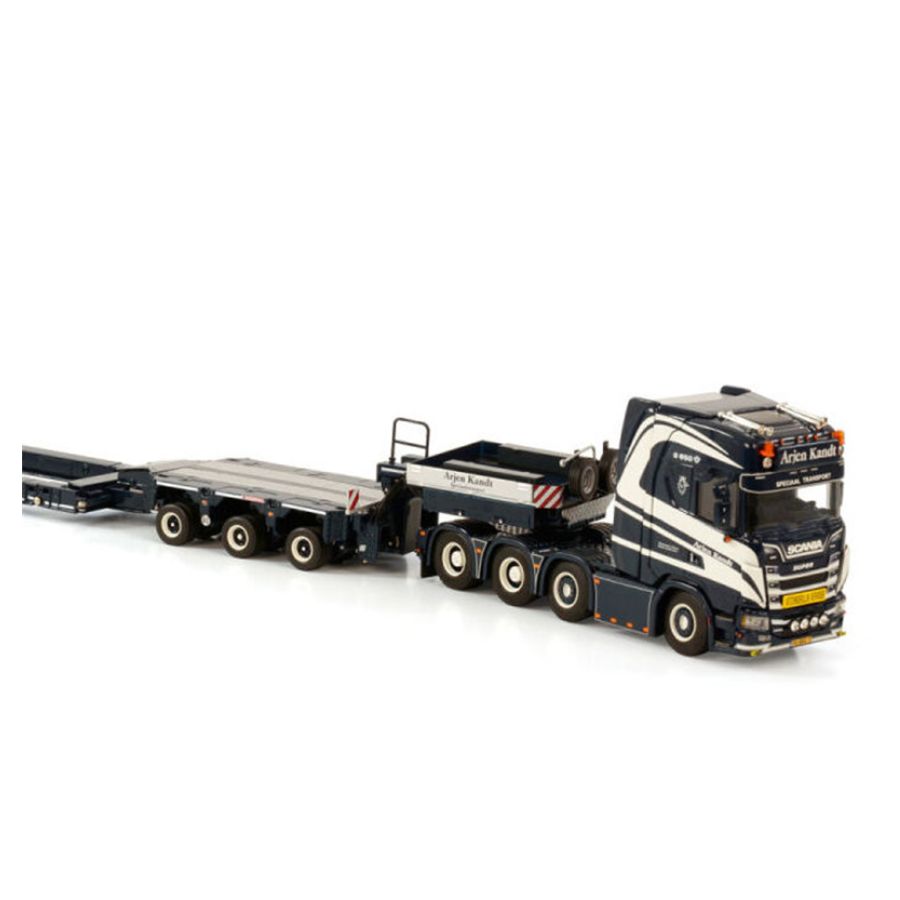 WSI SCANIA S HIGHLINE CS20H 8X4 INTER COMBI SCHEUERLE ARJEN KANDT 1:50 DIECAST Truck