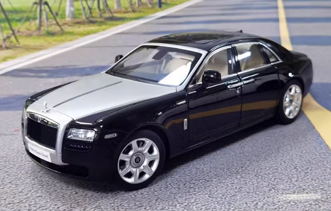 kyosho Rolls Royce RR ghost Black and silver dual color 1:18car Pre-a Model