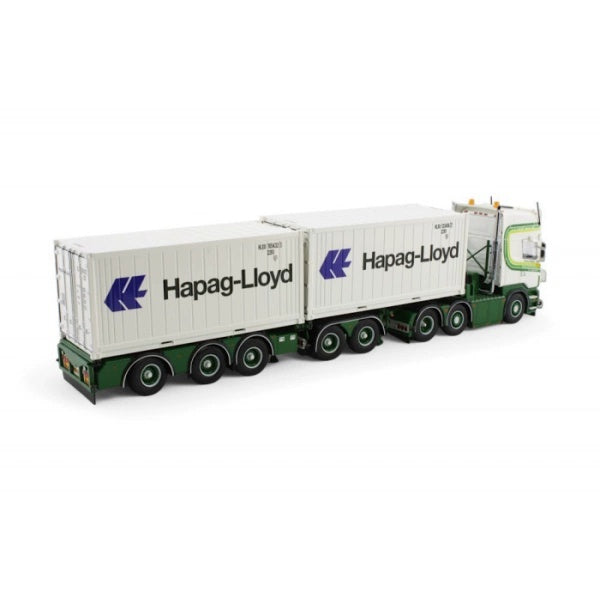1:50 SCANIA Hapag-Lloyd R500 2x20FT TEKNO DIECAST Model
