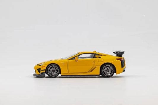 DCT 1:64 Lexus LFA Nürburgring package yellow diecast model