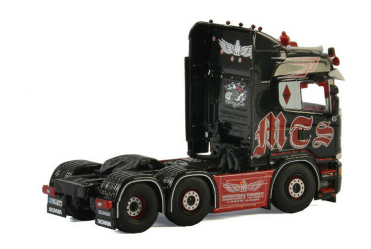 DIECAST Maik MTS trailer 6x2 MODEL 1/50 FINISHED SCANIA tractor Terpe view4