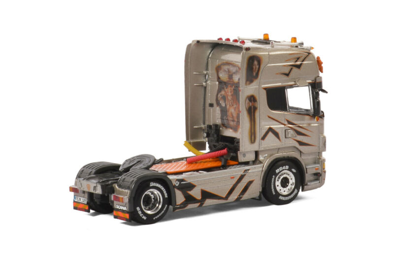 Truck MODEL 4x2 Kaiko TOPLINE SCANIA trailer DIECAST Transporte 1/50 R6 tractor view4