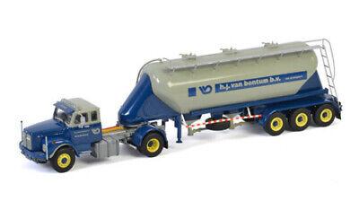 WSI SCANIA L110 TORPEDO 4X2 BULK TRAILER VAN BENTUM 1/50 DIECAST Truck Model view2