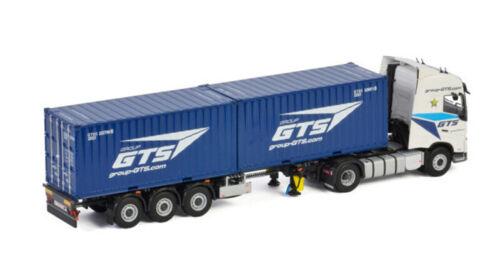 WSI VOLVO FH4 GLOBETROTTER 4X2 CONTAINER TRAILER 2X20FT GROUP GTS 1/50 Model view2